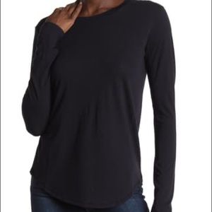 Vince Little Boy Long Sleeve Crew Neck Top